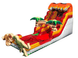 16 ft Dinosaur World Waterslide
